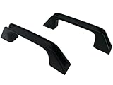 Genérico CR-MOESANCO® 2 Manövriergriffe mit Schrauben – Handgriffe für Wohnwagen, Anhänger oder Caravan, Farbe Schwarz