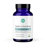 Ora Organic Sleep Aid Supplement - Stress Support Calming Herbal Blend with Melatonin from Tart Cher