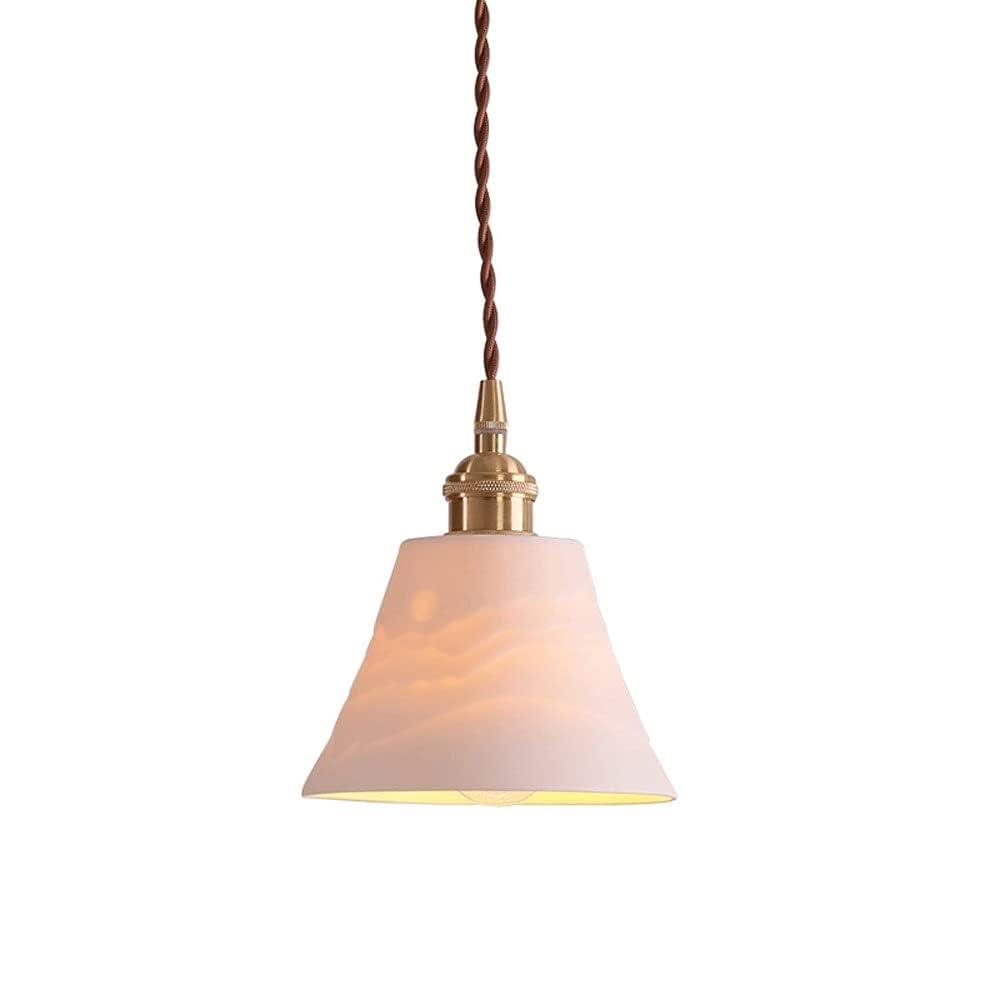 JUSKAQZYI Ceramic Pendant Lights Modern Pendant Lighting Fixtures Hanging Lamp for Kitchen Island Bedroom Dining Room Ceiling Lights