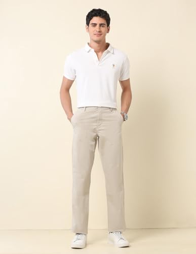Image of U.s.Polo Association Men's Riley Straight fit Twill Trousers