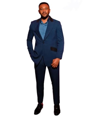 Costume de Mariage Deux Pièces pour Homme : Finis les Plis au Banquet et au Bal