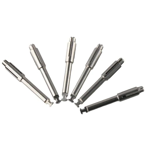 Image of 6pcs Dental Mandrel Soflex Type Disc Fit Shank for Polishing Disk,Stainless Steel Mandrel Composite Tools