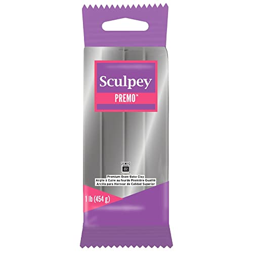 Premo Sculpey Accents Polymer Clay 1lb-Silver (Pack of 1 )