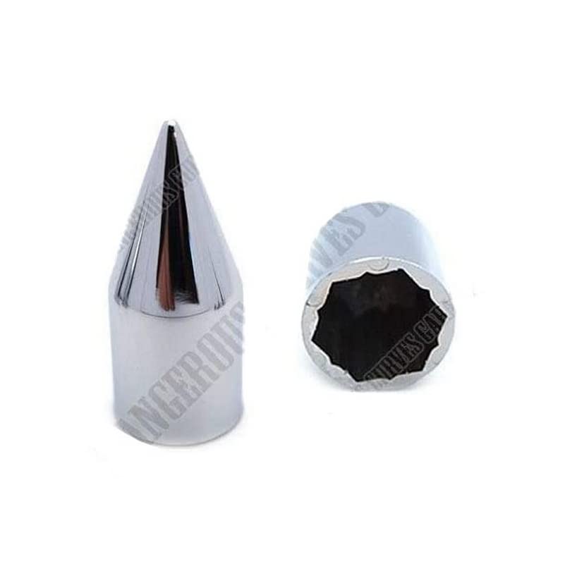 Amazon.com: 8 Chrome Press On Spike Nut & Bolt Covers for 9/16