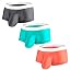 (8392)3-pack Grey/Red/Blue