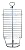 Heavy Argentinian grill/parrilla estaca bbq asado asador// - Premium Argentine Grill. (18 x 12 in)