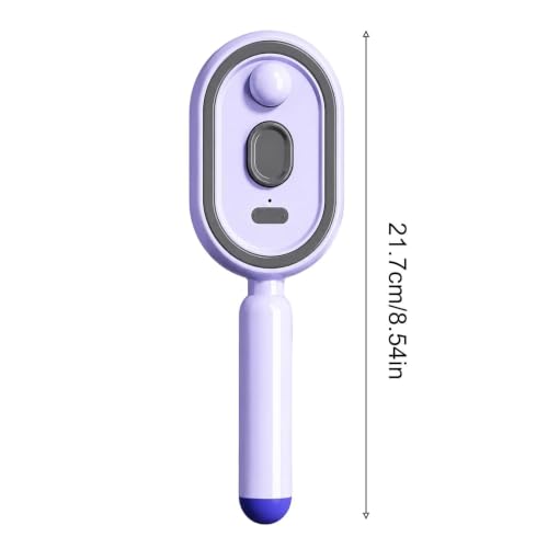 Cepillo de aire eléctrico y recargable para control de encrespamiento en cabello corto y largo 5