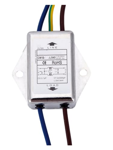 Filtro unipolar 220V 6A para solucionar interferencias y proteger placas electrónicas