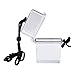 Waterproof Sport Case with Lanyard, Sealed Dry Box for Kayaking, Rafting, Swimming, and Outdoor Water Activities, Grey（Transparent）