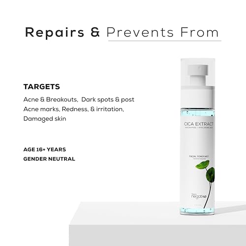 Image of FromNegative Cica + Niacinamide Face Toner Mist with Hyaluronic Acid & Licorice for Hydration, Pore-Tightening, Oil-Control, Skin Brightening, Acne-Prone, Oily & Sensitive Skin, 100ml