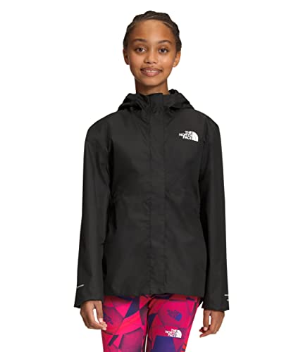 THE NORTH FACE Antora – Chaqueta impermeable para niñas, Tnf Negro, Small