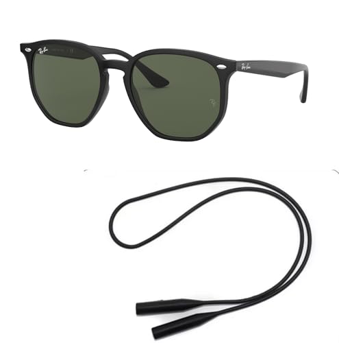 Ray-Ban RB4306 Sunglasses Bundle: RB 4306 601/71 Black Dark Green and Universal Anti-slip Silicone Leash2