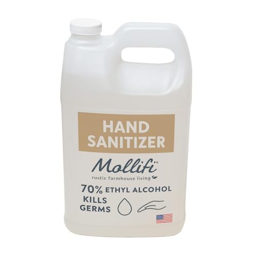 MOLLIFII Hand Sanitizer Gel 1 Gallon Fragrance Free PK-1 Mfr: MOL9747-12GAL-A