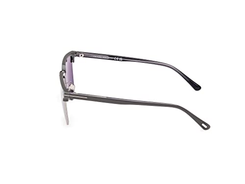 Image of Tom Ford HUDSON-02 FT 0997-H Grey /Blue 55 /18 /145 men Sunglasses