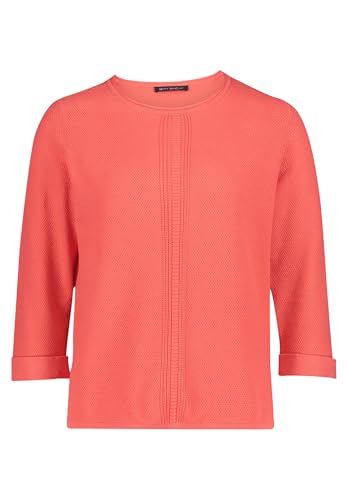 Betty Barclay Damen Feinstrickpullover mit Strickdetails 36, Hot Coral