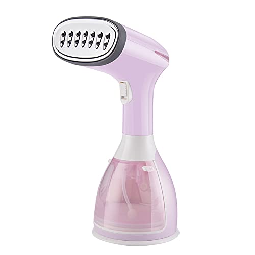 Palmare Steam Iron Garment Steamer Tessuto Viaggio Verticale 280ml Mini portatile in viaggio in viaggio per vestiti da stiro 1500W Stiratrici a vapore verticali 182 ( Color : Pink , Plug Type : B )