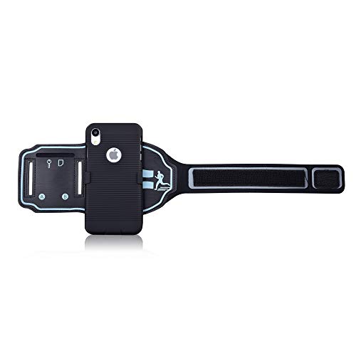 Igooke Iphone Xr Sports Armband, Hybrid Hard Case Cover With Sports Armband Combo,Running Case For Sports Jogging Exercise Fitness (Iphone Xr) #TOP4