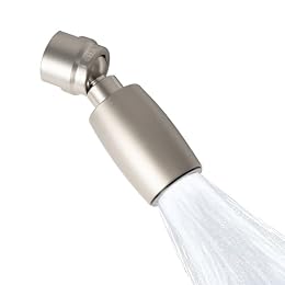 High Sierra® - CLASSIC™ Solid Lead-Free Metal 1.8 GPM Award Winning. Low Flow Shower Head. Patented Nozzle Never Clogs - Brushed Nickel Finish