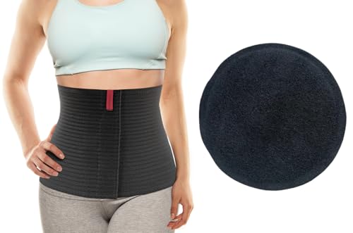 ORTONYX 10.25" Abdominal Binder S/M & Umbilical Hernia Pad Bundle image 2