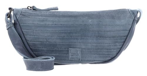 Sac demi-lune FREDsBRUDER Layer en cuir premium bleu ciel fait pour durer