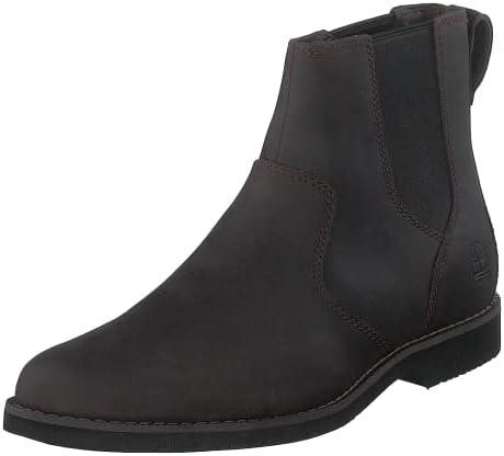 Timberland Men's Woodhull Chelsea Boots, Dark Brown Full Grain, 9.5 | Image 2