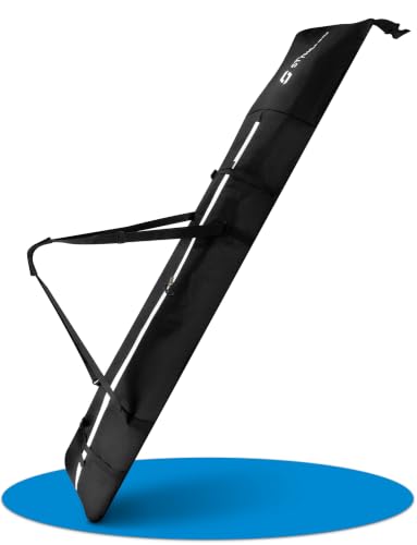 STYNGARD Skitasche 2 Paar Ski mit Rolltop - XXL für 2 x 140 cm...
