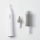 Momnlittle 哺乳瓶ブラシ 電動哺乳瓶ブラシ ワンタッチ 自動洗浄 シリコン 電動 出産祝い 哺乳瓶 2種セット 生活防水 大容量バッテリー