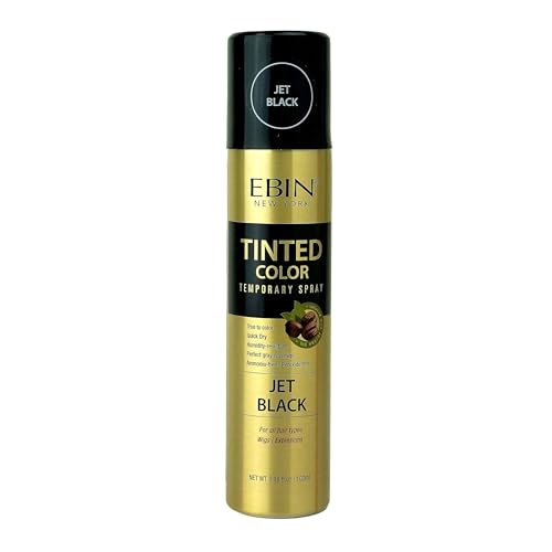 Spray Temporal para Raices Gris Tinte Negro 3.38oz