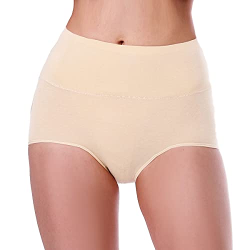 Malamute Women's High Waisted Cotton Underwear Ladies Soft Full Briefs Panties Multi Color #TOP3