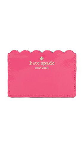 kate spade new york Women's Lily Avenue Patent Card Holder, Radish/Mahogany, One Size