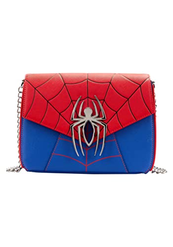 Loungefly Marvel Spider Man Color-Block Crossbody Bag Spider Man One Size