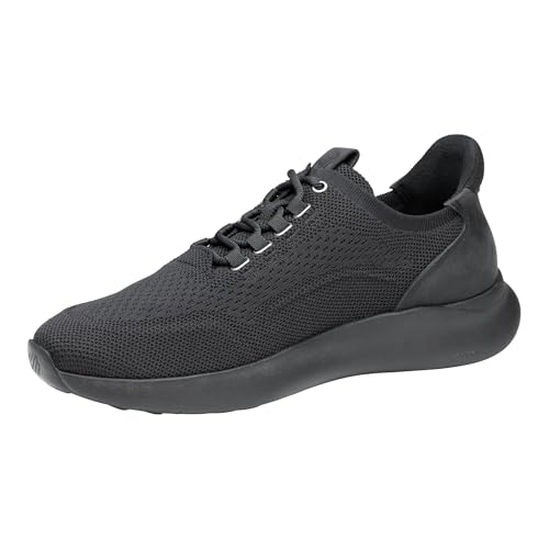 Image of Johnston & Murphy Mens Amherst 2.0 Knit Plain Toe, Black Knit, 11.5 Medium