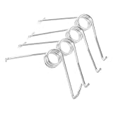 Molla Ricambio per Secchio Rotomop, 4 Pezzi Acciaio Inox Argento
