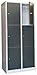 Produktbild Schließfachschrank Wertfachschrank Fächerschrank Spind Umkleideschrank 6 Fächer Komfort-Spint 523328 Anthrazit 1800 x 800 x 500 mm (H x B x T) kompl. montiert und verschweißt