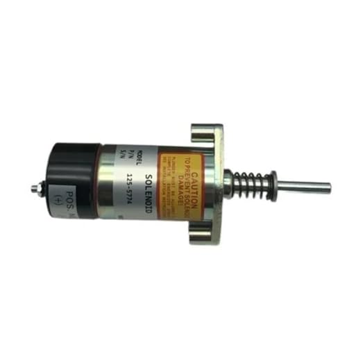 Solénoïde d'arrêt de carburant 24V 125-5774 électrovanne coupure injection diesel CAT 3306 3406