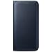 Produktbild Samsung Flip Wallet Schutzhülle (Kunstleder, mit Kreditkartenfach, geeignet für Galaxy S6 Edge) schwarz