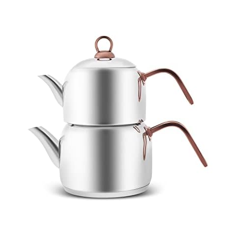 Karaca Manes Stainless Steel Teapot Set thumbnail