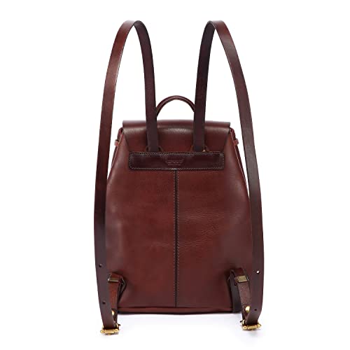 Genuine Leather Isla Backpack (Brown)3