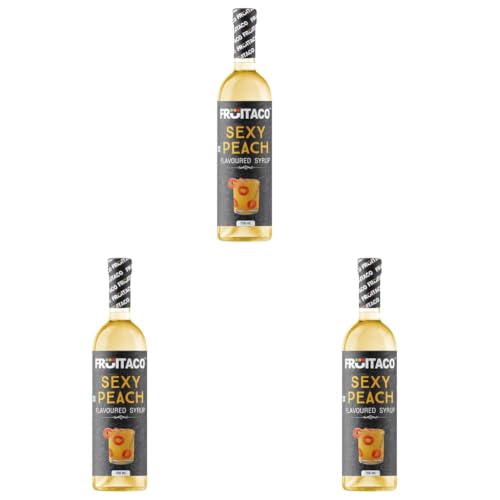 Image of Fruitaco Peach Syrup: Perfect Mixer For Enhancing Mocktails & Cocktails, Drinks, And Mojitos At Parties, Conveniently Packaged In A, Liquid - 750 Ml Bottle For All Your Mixing Needs | Non-Alcoholic