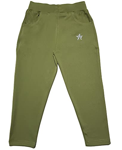 Image of STARLATH Boy's Regular Fit Track Pants, 4 Way Lycra Active Wear Sports Lower for Kids, Workout Trouser and Pajama