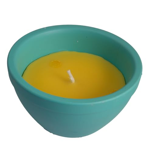 candela citronella in vaso grande ceramica