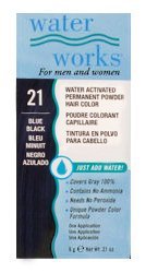 Water Works Tinte en Polvo Permanente Azul Negro #21 2x0.2 oz miniatura 1