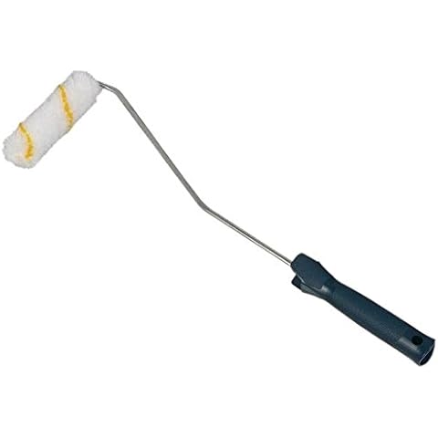 Color Expert 53320501 Non-Drip Rabbit Foot Radiator Roller Length 100 mm Striped Yellow Cover