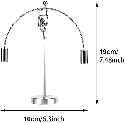 Image of AUGEN Balancing Pendulum Durable Metal Innovative Stress Relief Toy for Home Office Desktop Gift Decoration (1 Piece, 7709K)