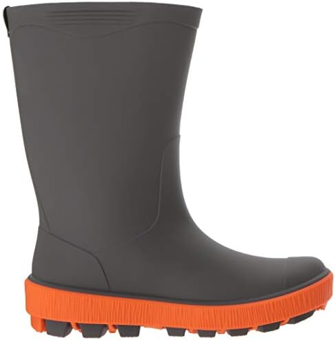Kamik Girls Riptide Rain Boots, Charcoal, 13 Little Kid | Image 5