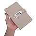 HAPINARY Password Lock Cash Saving Book - Waterproof Lockable 100 Envelope Challenge Binder Book with Rhinestone - Clear Pockets for Secure Expense Tracker and Family Money Management