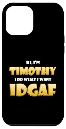 Timothy Costume IDGAF Funny Meme Halloween Tim Costume Timmy Coque pour iPhone 12 Pro Max