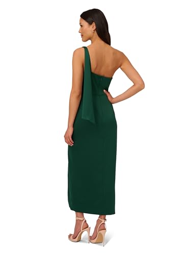 Adrianna Papell Women's Satin Crepe Dress2