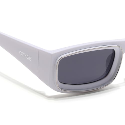 Image of Voyage UV Protected Rectangle Sunglasses for Men & Women