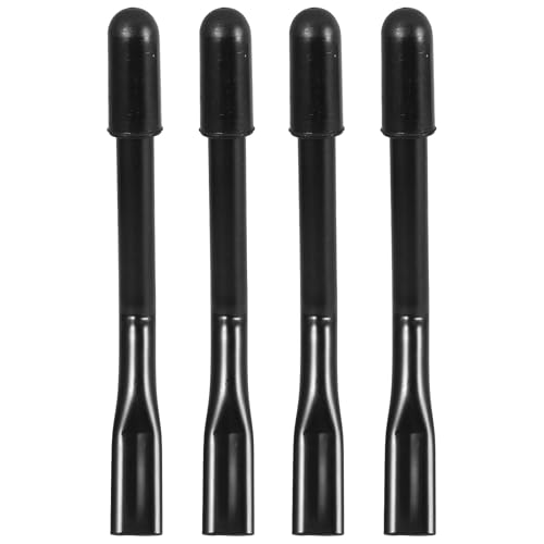 Ciieeo 4 extensores de freno para silla de ruedas - Extensiones de manija de freno para silla de ruedas de transporte, piezas de frenado reclinables para adultos y personas mayores, color negro